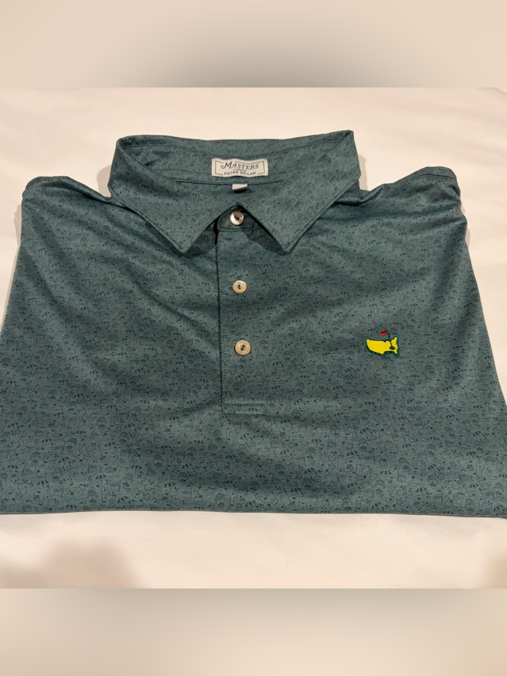 Men's Green Masters Short Sleeve Polo